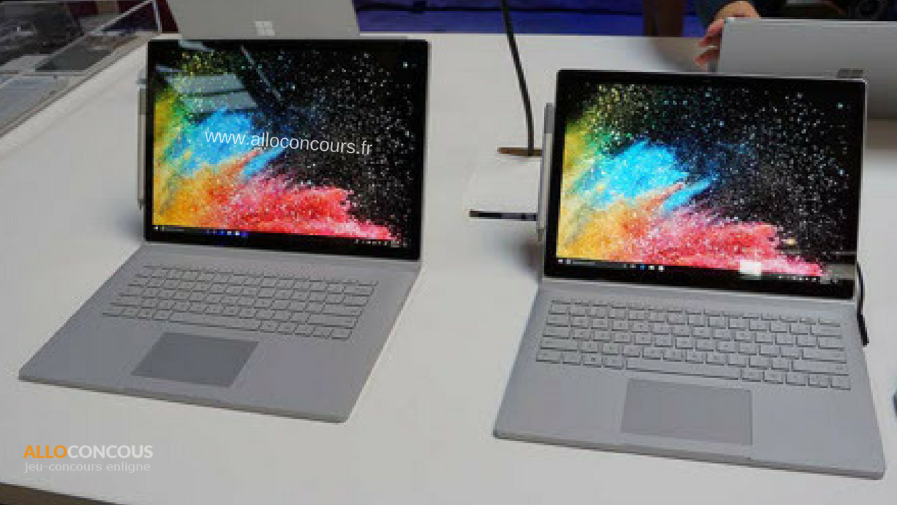 Microsoft Surface Book 2 a Gagner