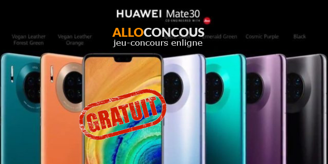 Huawei Mate 30 Gratuit
